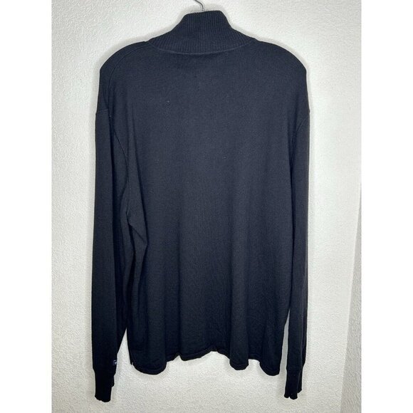 The North Face Sweater Mens Large Wool Blend Quarter 1/4 Zip Mock Neck Outdoors - Picture 2 of 11